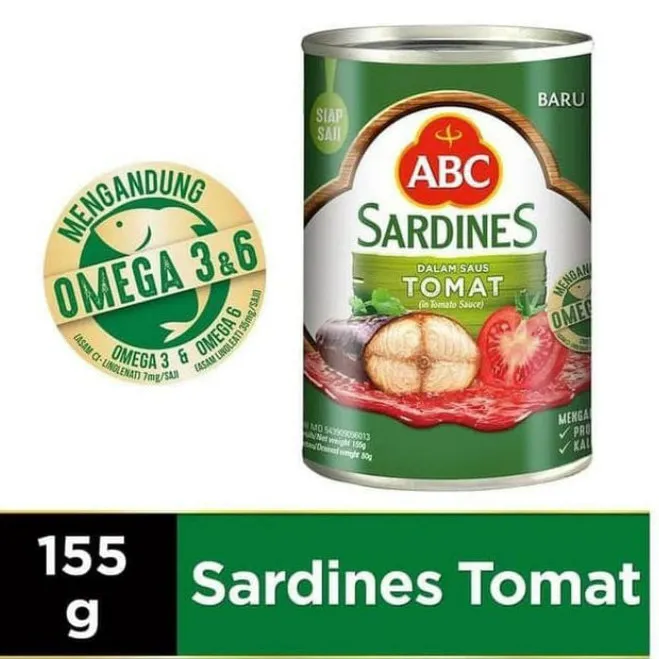 ABC Small Tomato Sardines 155 gr