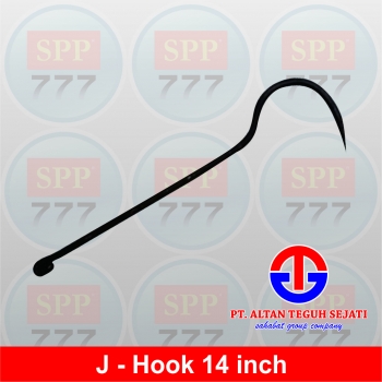 'J-Hook 16 Inchi 14mm Lipat'