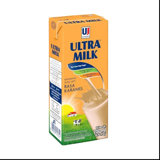 'Susu Ultra Milk Caramel 200 ml'