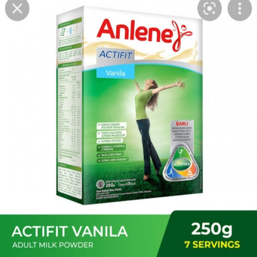 'susu Anlene Actifit Vanilla 250 Gram'