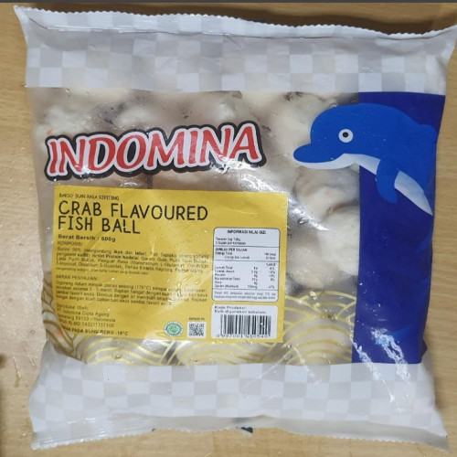 'Indomina crab Flavoured Fish Ball 500 Gr'