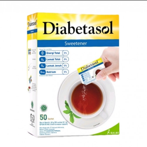 'Susu Diabetasol Sweetener 50 Pcs 1 Kotak'