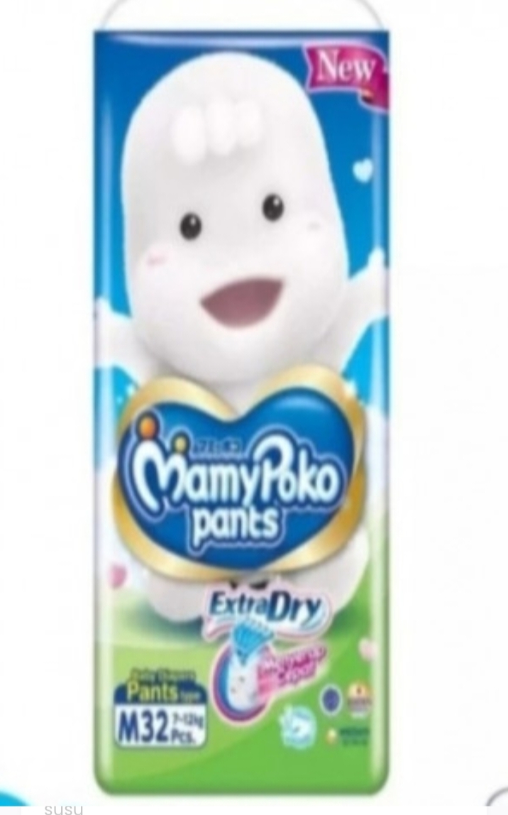 Popok Mamy Poko Pant Extra Dry New M 32 Ket 1 Pcs