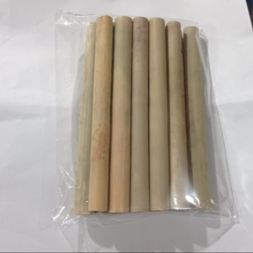 'Sedotan Terbuat dari Bambu 1 set isi 12 Lusin'