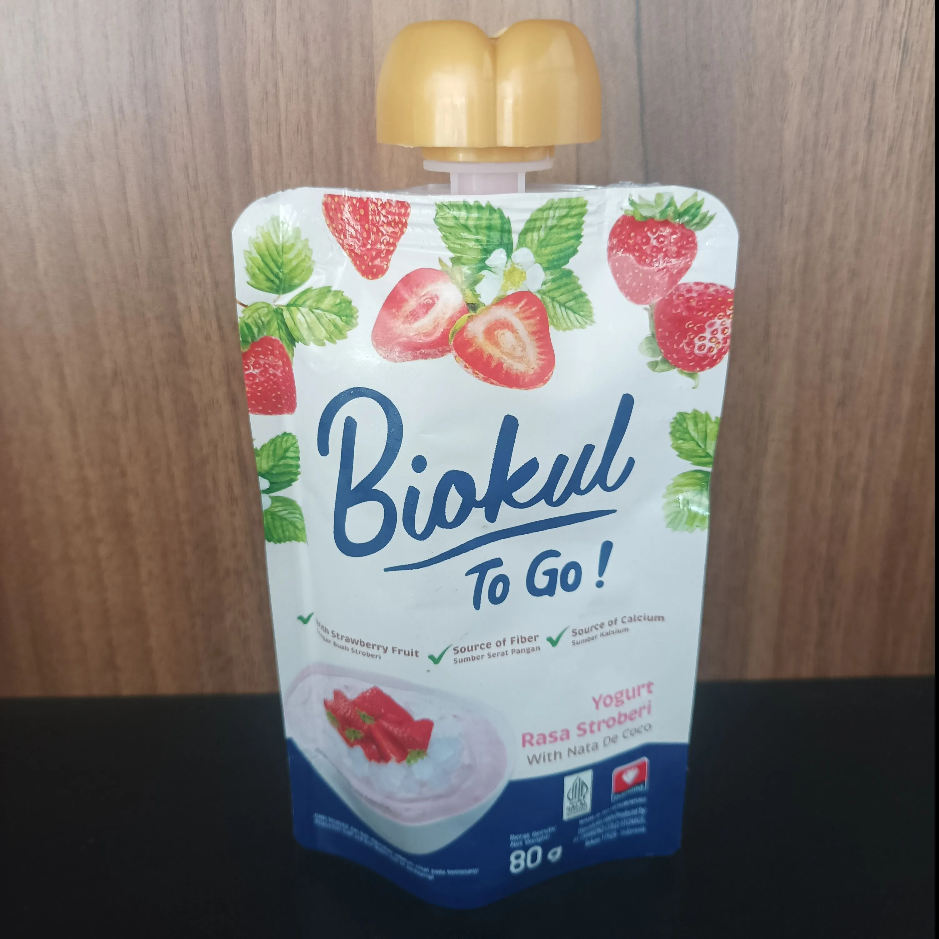 'Yogurt Biokul to Go Strawberry 80 gr'