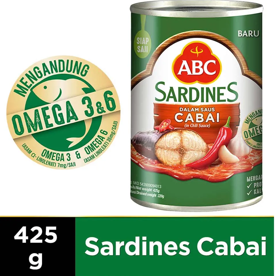 'ABC Sardines Chili Besar 425 gr'