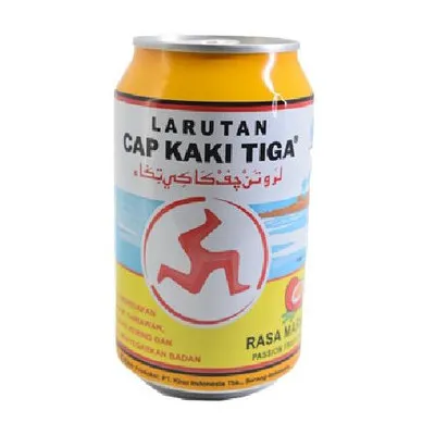 Larutan Cap Kaki Tiga Markisa Kaleng