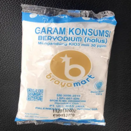 Brayamart Fine Salt 150g (1 Pcs)