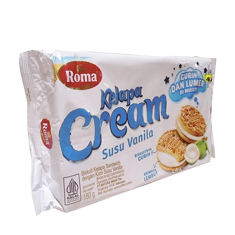 Roma Kelapa Cream Vanila 180 gr