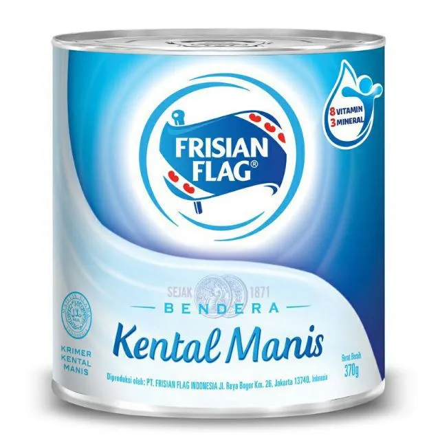 Susu Frisian Flag Kental Manis Plain 370Gr - Susu Frisian Flag Kental Manis Plain 370Gr