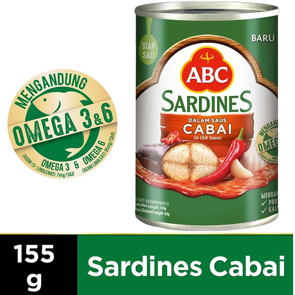 'ABC Sardines Chili Kecil 155 GR'